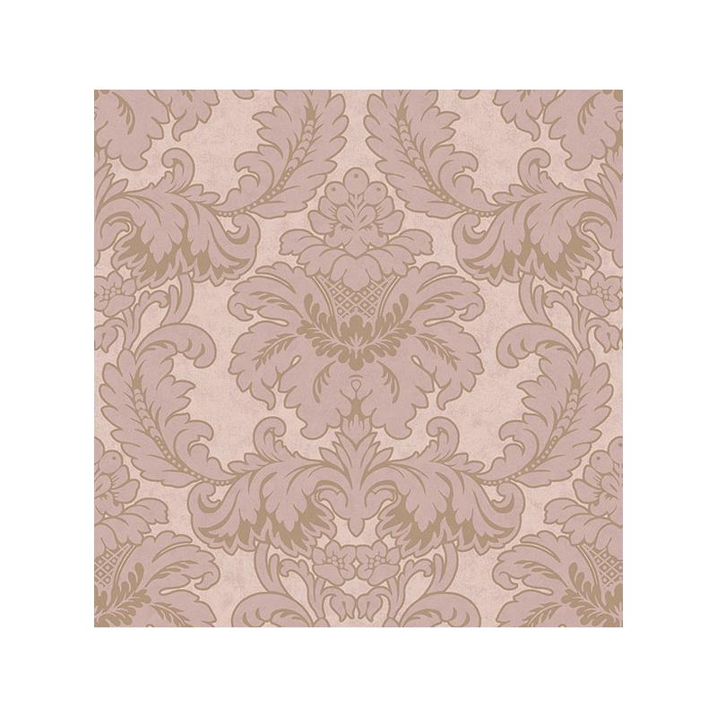 Sample M1706 Archive Collection, Windsor Pink Damask Wallpaper by Brewster