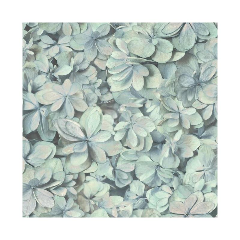 Sample ON1616 Outdoors In, Hydrangea Bloom color Spa Floral by York Wallpaper