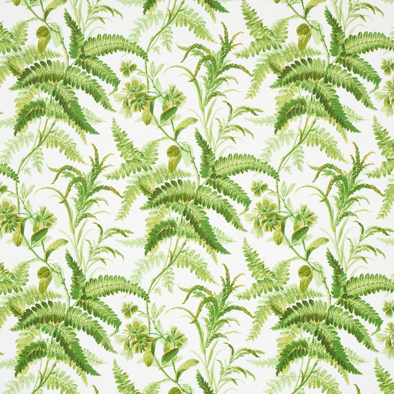 View 5013231 Myers Fern Tropical Schumacher Wallcovering Wallpaper