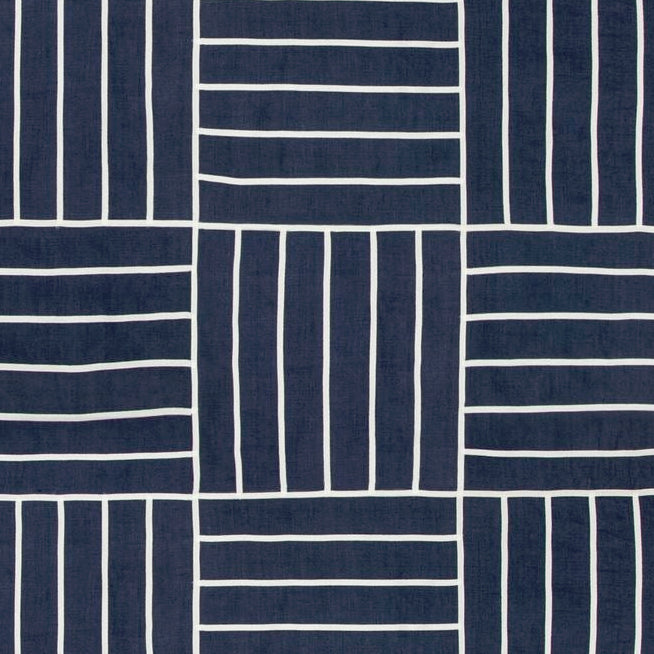 Save 35510.51.0 Local Grid Blue Geometric by Kravet Fabric Fabric