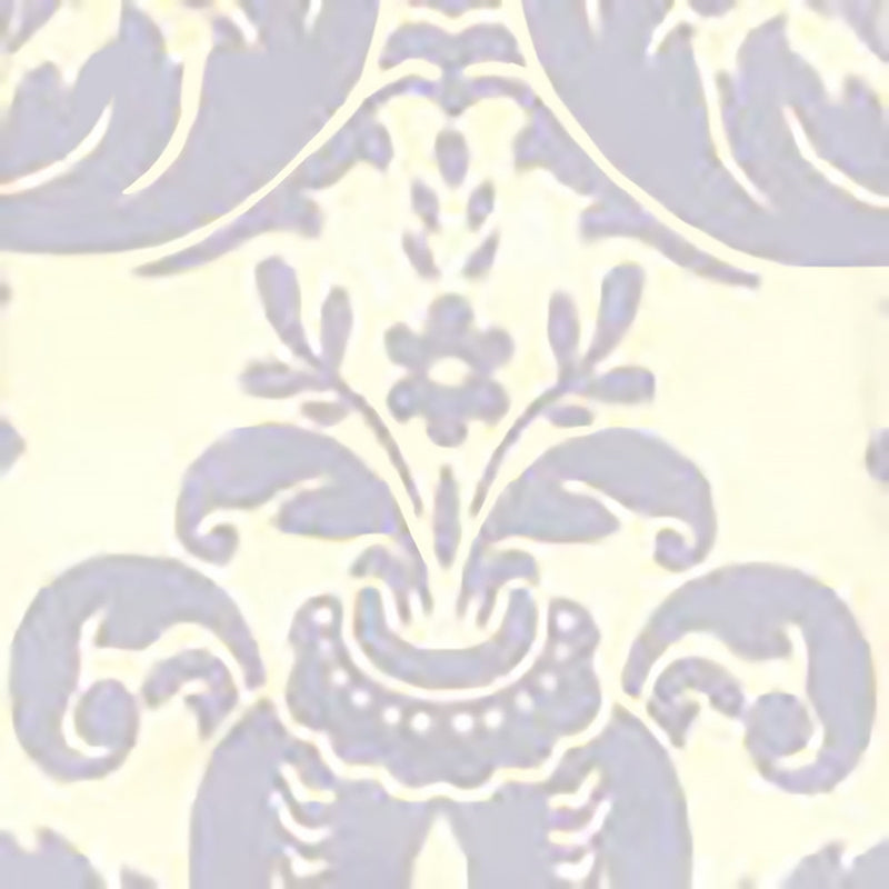 Sample 302159W Monty, Hansen Blue On Off White by Quadrille Wallpaper