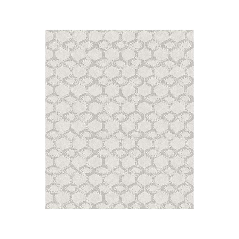 Sample 2976-86538 Grey Resource, Besi Silver Tiled by A-Street Prints Wallpaper