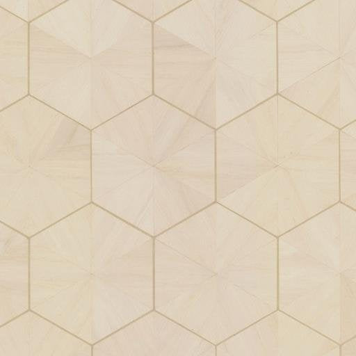 Find HO2101 Ronald Redding Traveler Hexagram Wood Veneer Off White Ronald Redding Wallpaper
