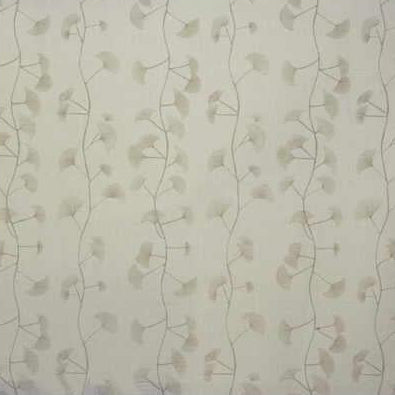 Save GWF-2616.116.0 Fans White Botanical by Groundworks Fabric