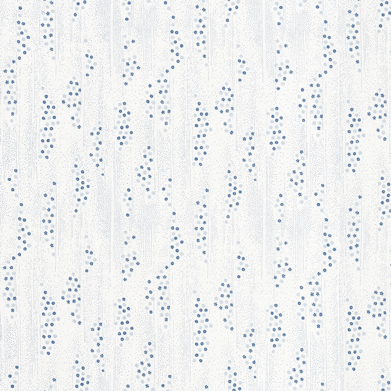 Purchase sample of 177431 Taki Floral, Porcelain by Schumacher Fabric