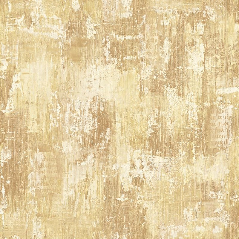 Sample VF30707 Manor House Gold Leaf Faux Finish Wallquest