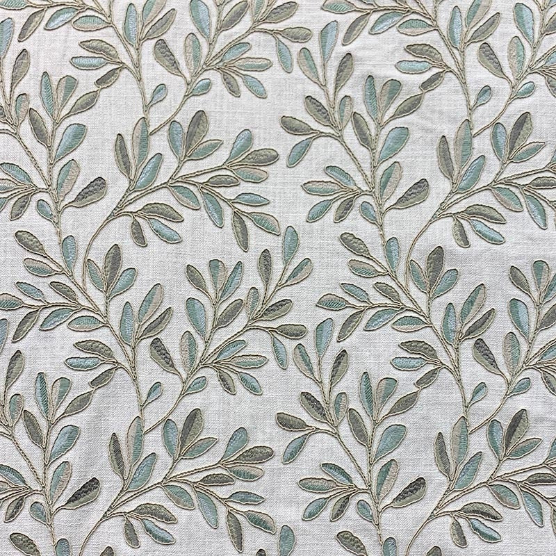 Purchase 10332 Clovie Willow Green Aqua/Teal Blue Magnolia Fabric