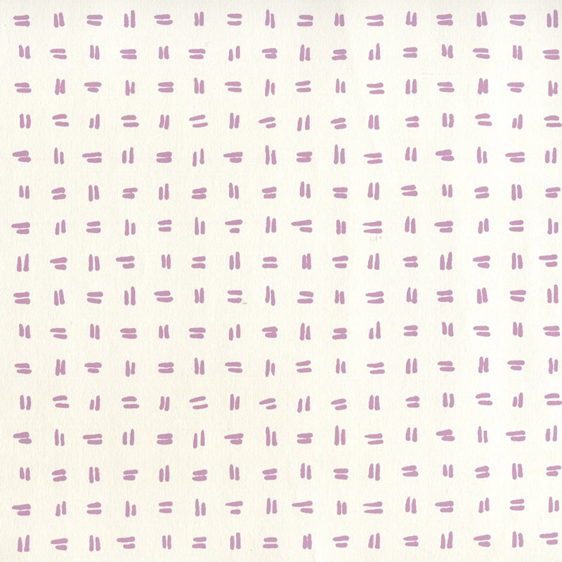 Sample AP880-02AWP Tate, Lavender on Almost White by Quadrille Wallpaper