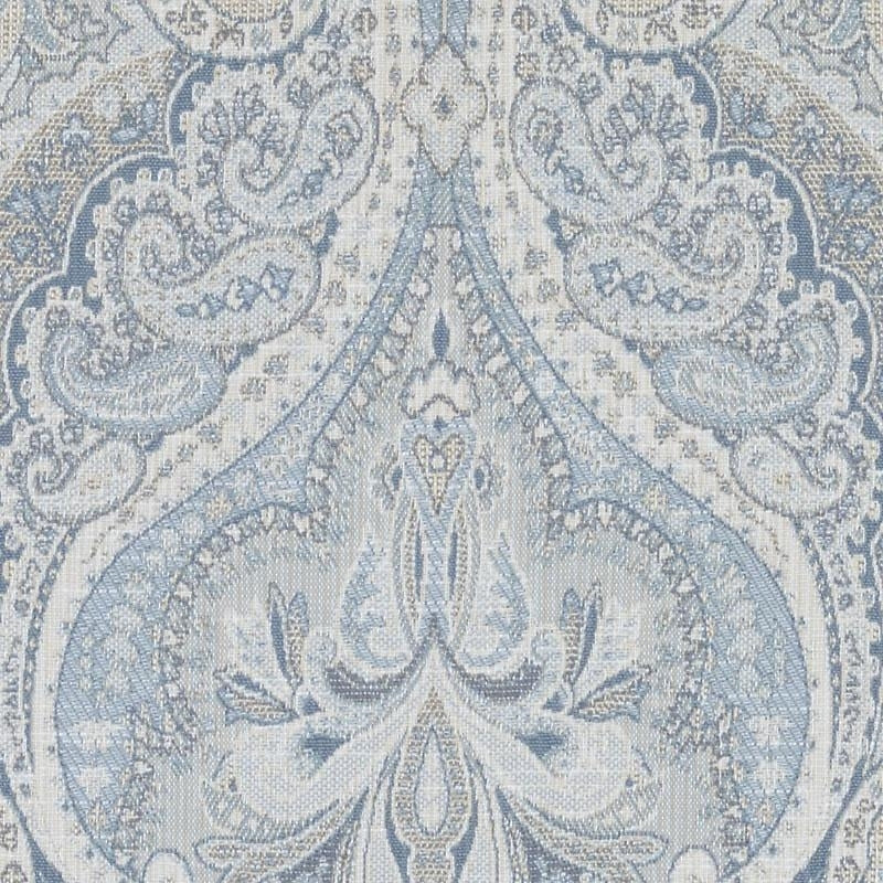 Du16099-50 | Natural/Blue - Duralee Fabric