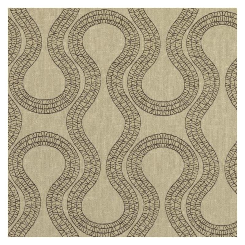 90924-600 Black/Camel - Duralee Fabric