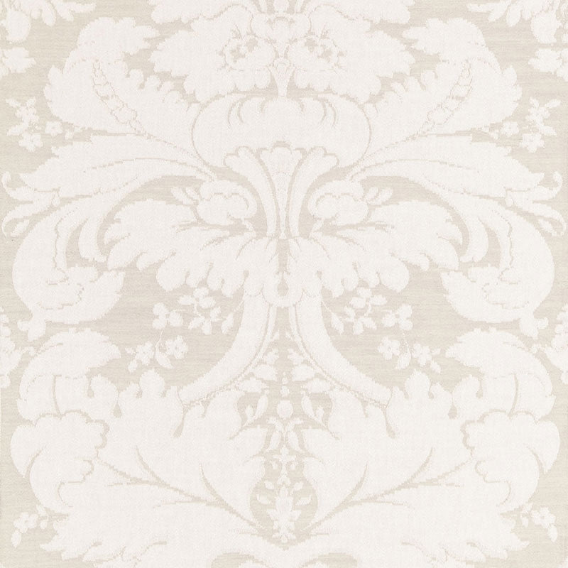 Purchase sample of 67951 Flanders Linen Damask, Linen by Schumacher Fabric
