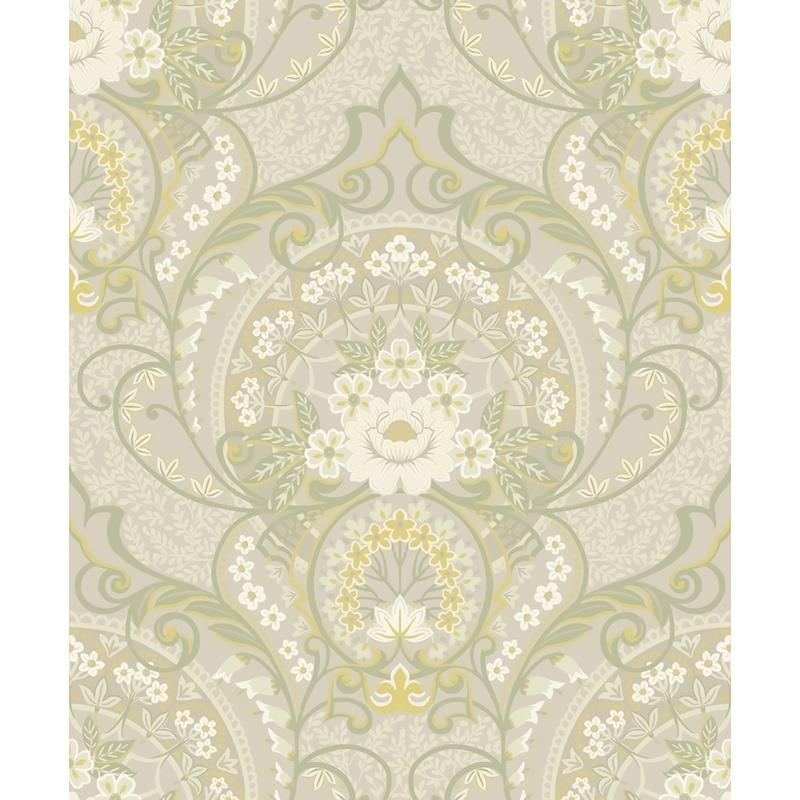 316010 Posy Nasrin Light Grey Damask Wallpaper by Eijffinger,316010 Posy Nasrin Light Grey Damask Wallpaper by Eijffinger2