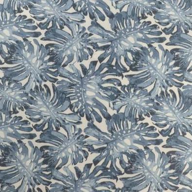 View 2020199.505 Calapan Print Blue Botanical Florals by Lee Jofa Fabric