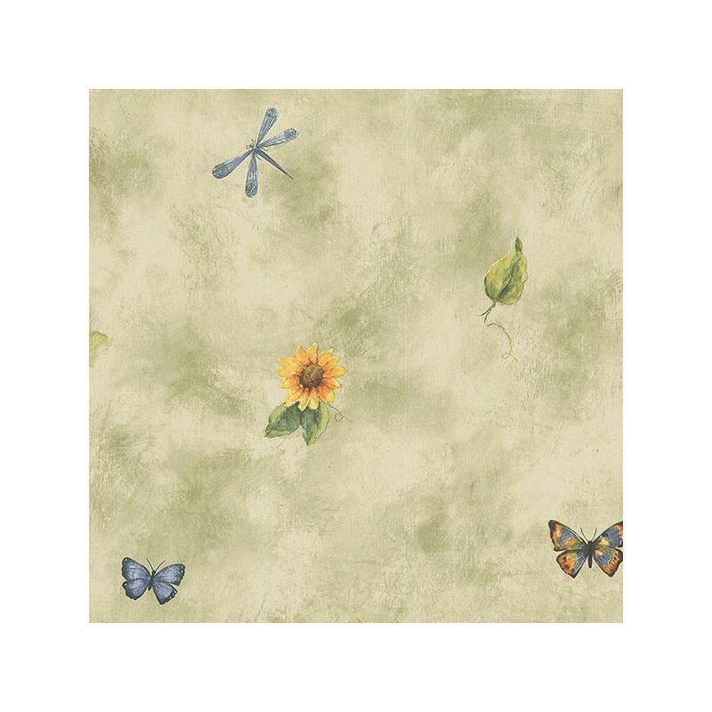 Sample BG19541 Green Butterflies wallpaper Norwall Wallpaper