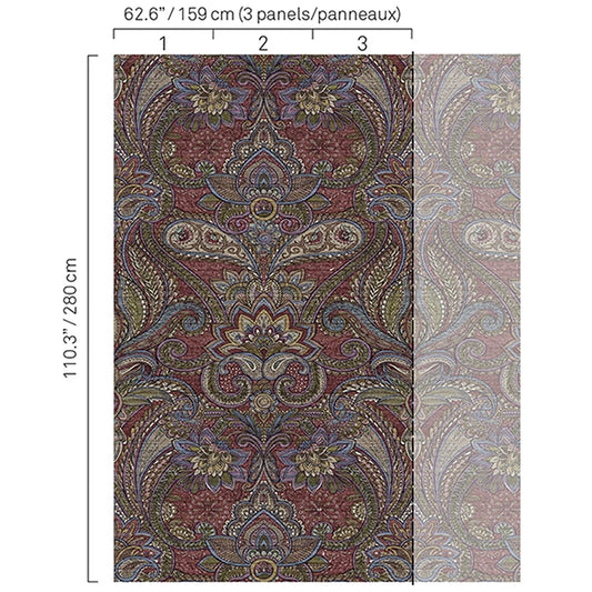 Search 5332 48W8251 Boho Chic JF Wallpaper