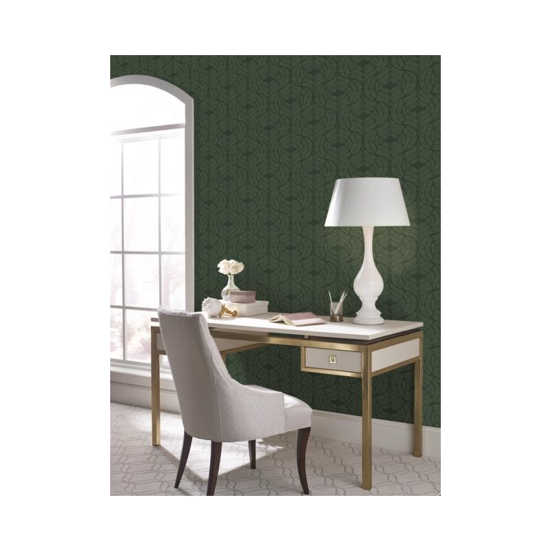 Acquire Tl1944 Handpainted Traditionals Fern Tile York Wallpaper