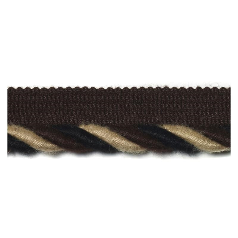 7306-82 | Black/Brown - Duralee Fabric
