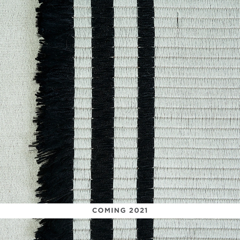 Purchase sample of 79452 Senza Satin Stripe, Pearl by Schumacher Fabric