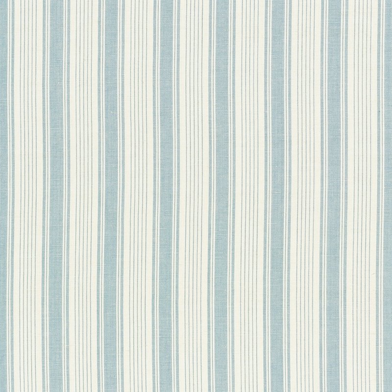 Select 73001 Ojai Stripe China Blue by Schumacher Fabric