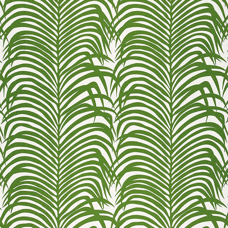 Purchase sample of 174871 Zebra Palm, Jungle by Schumacher Fabric