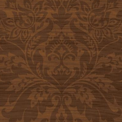 Select CB33715 Coventry Brown Damask by Carl Robinson Wallpaper