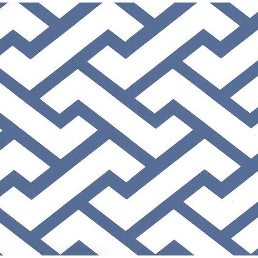 Order 6340-18AWP Aga New Navy on Almost White by Quadrille Wallpaper