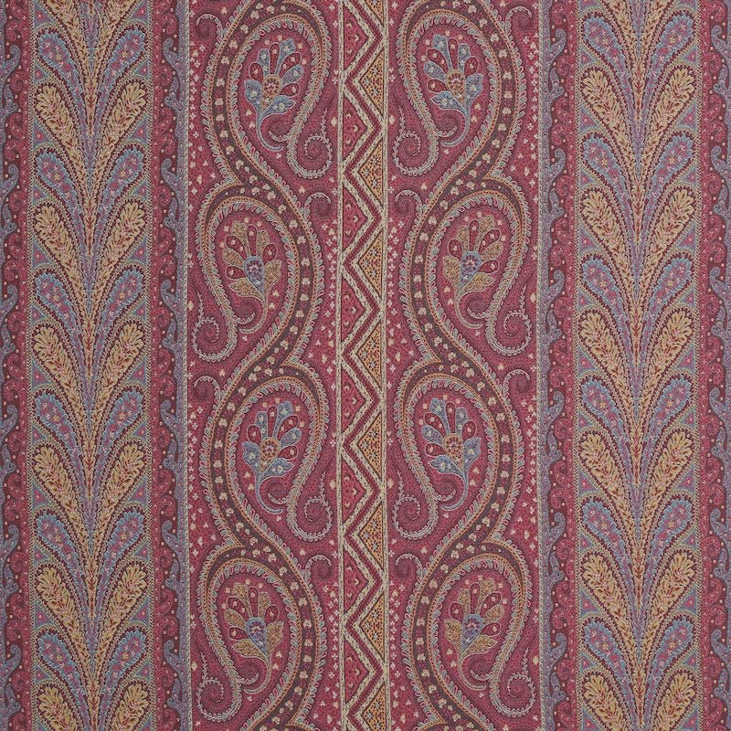 Select 50775 Chatelaine Paisley Magenta by Schumacher Fabric
