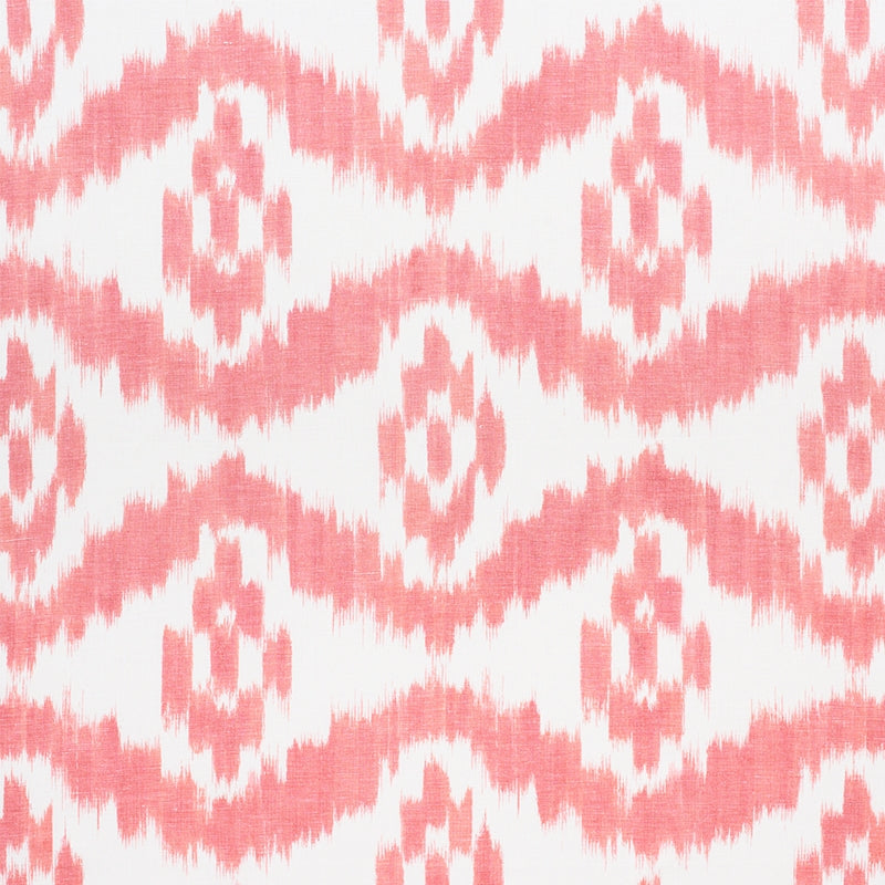 Purchase sample of 177822 Madaket Ikat, Rose by Schumacher Fabric