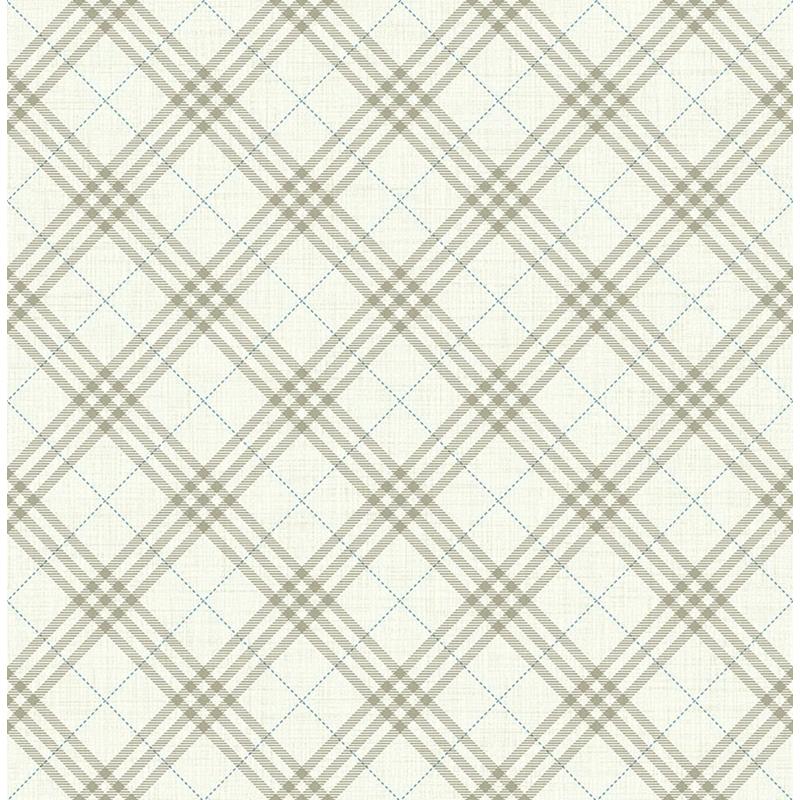 Acquire FA42506 Playdate Adventure Blue Plaid by Seabrook Wallpaper