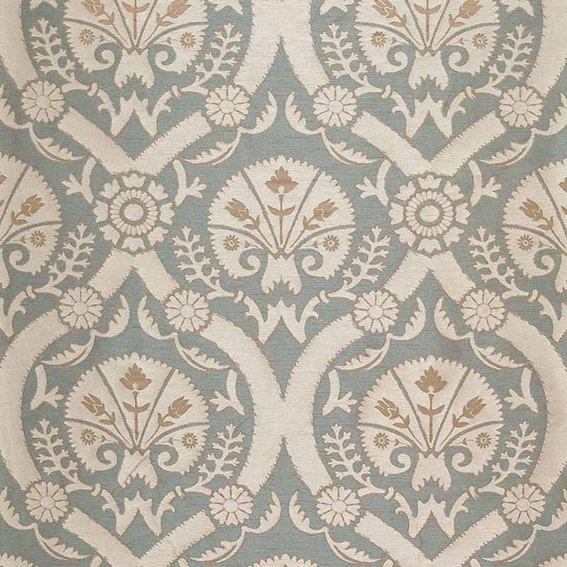 Purchase sample of 65770 Taza Damask, Dusk by Schumacher Fabric