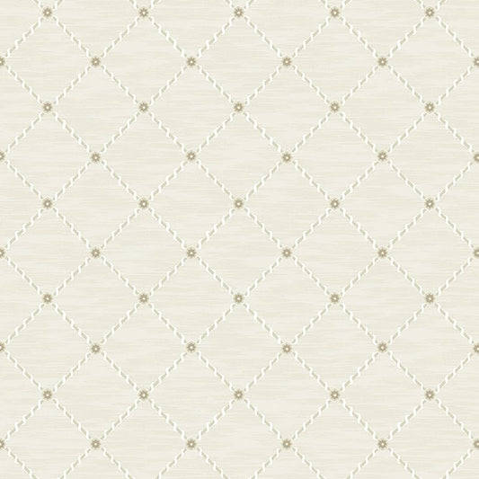 Find 2267 Golden Trellis Parchment And Gold by Borastapeter Wallpaper