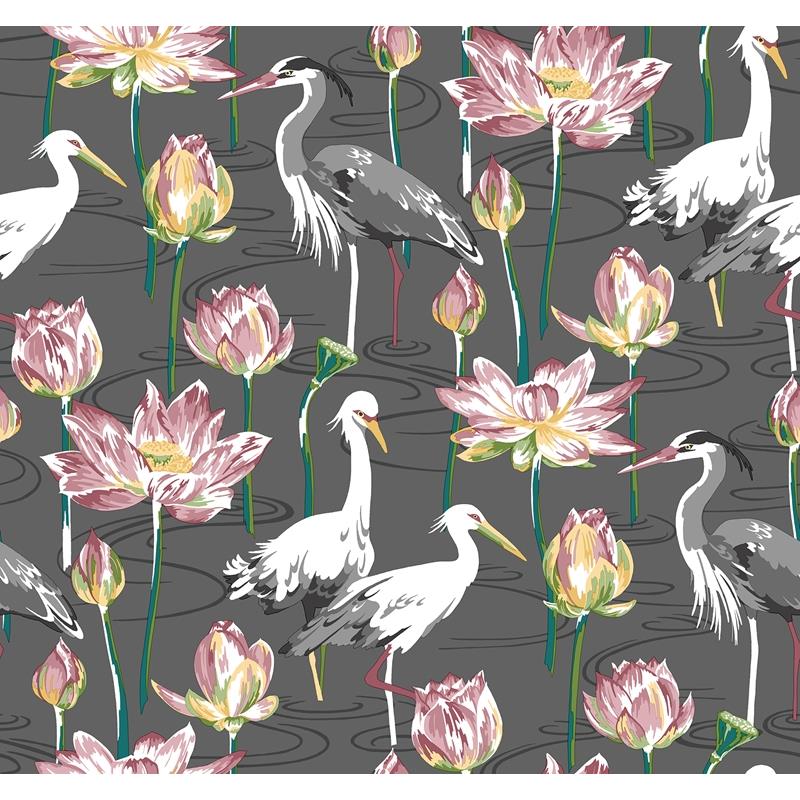 Sample 4081-87553 Happy, Barton Grey Heron by A-Street Prints Wallpaper