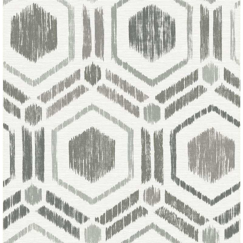 Select 2901-25432 Perennial Borneo Taupe Geometric Grasscloth A Street Prints Wallpaper