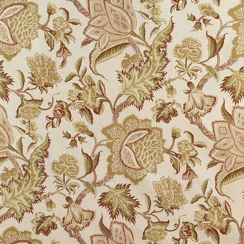Search 174341 Ceylon Floral Vine Antique by Schumacher Fabric