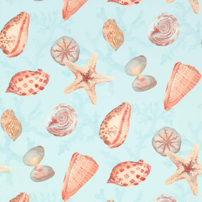 Purchase a sample of T5764 Clearwater, Biscayne Thibaut Wallpaper