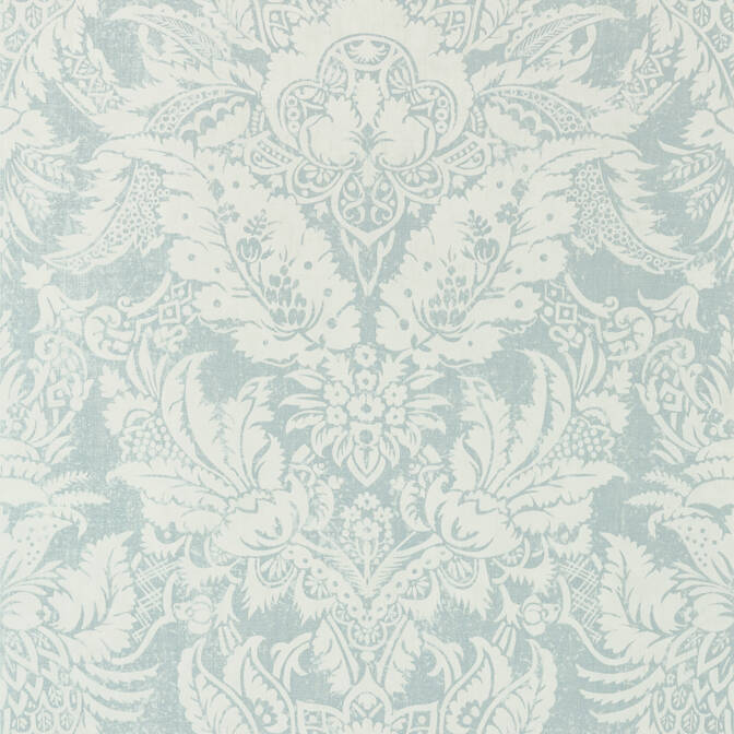 Purchase a sample of T72585 Chardonnet Damask, Chestnut Hill Thibaut Wallpaper