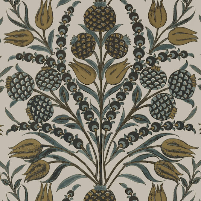 Purchase a sample of T72604 Corneila, Chestnut Hill Thibaut Wallpaper