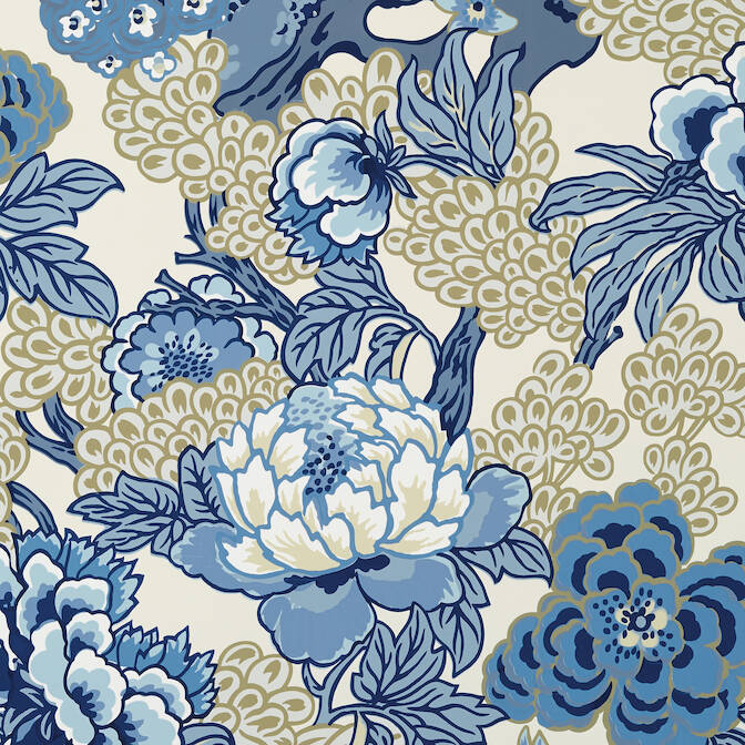 Purchase a sample of T75487 Honshu, Dynasty Thibaut Wallpaper
