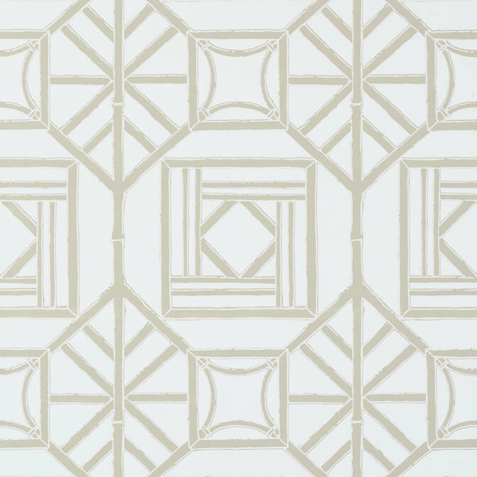 Purchase a sample of T75519 Shoji Panel, Dynasty Thibaut Wallpaper