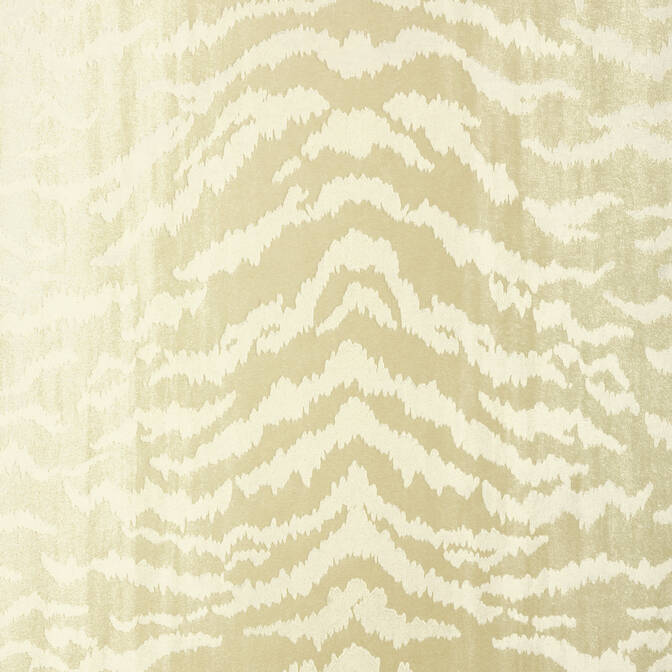 Purchase a sample of T83064 Tiger Flock, Natural Resource 2 Thibaut Wallpaper