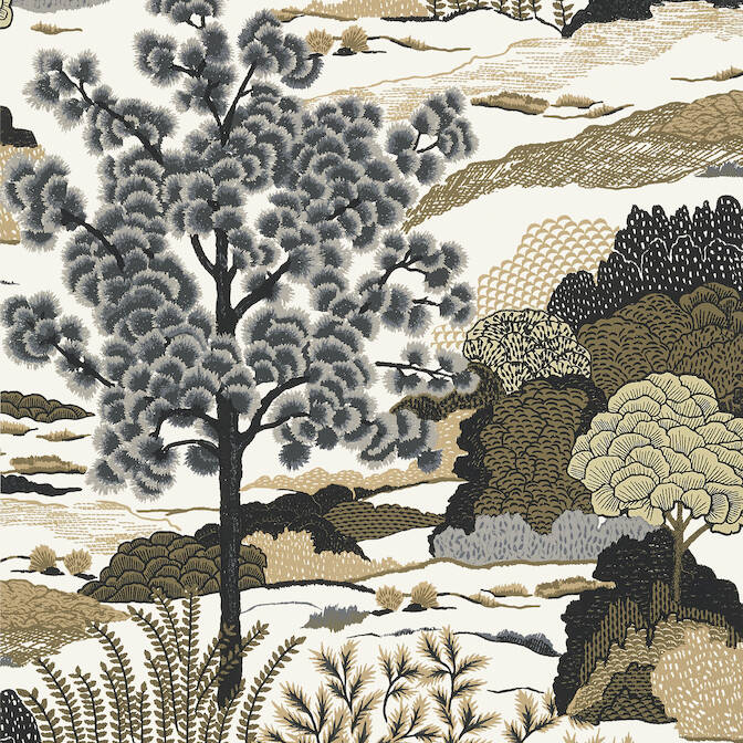 Purchase a sample of T85041 Daintree, Greenwood Thibaut Wallpaper