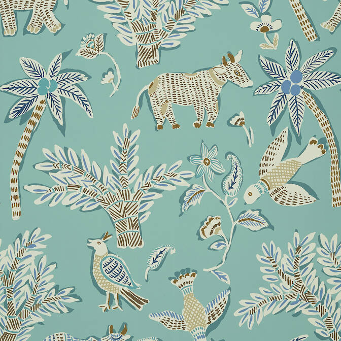 Purchase a sample of T88723 Goa, Trade Routes Thibaut Wallpaper
