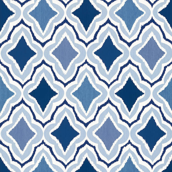 Purchase a sample of T88742 Cruising, Blue by Thibaut Wallpaper