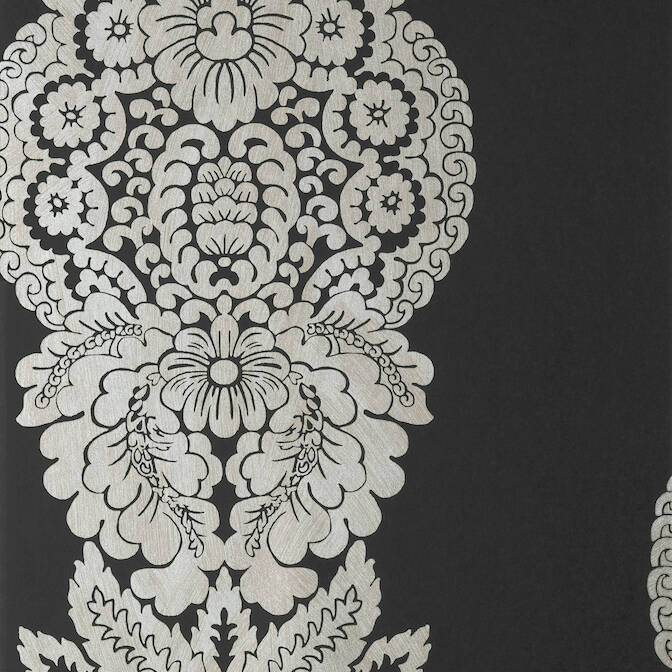 Purchase a sample of T89132 Rowan Damask, Damask Resource 4 Thibaut Wallpaper
