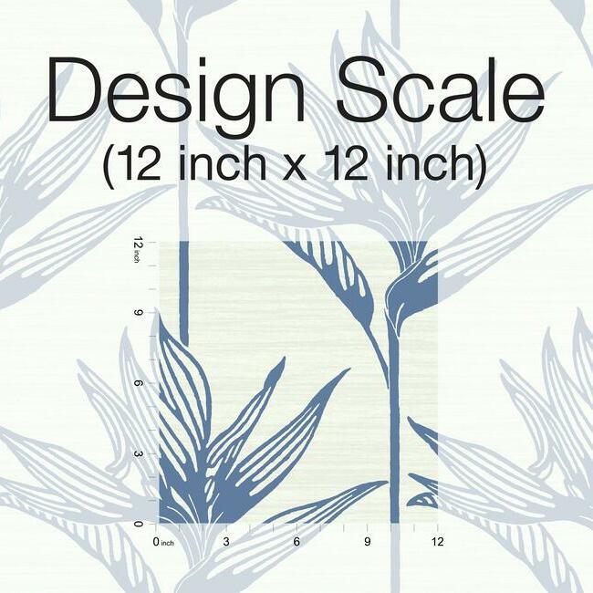 TC2671 | Tropics Resource Library, Bird Of Paradise Blue York Wallpape