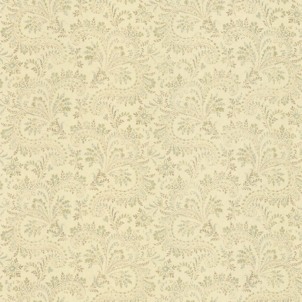 Purchase TLL01383 Echo Lake Lodge Beige Sycamore Beige Paisley Wallpaper by Chesapeake Wallpaper
