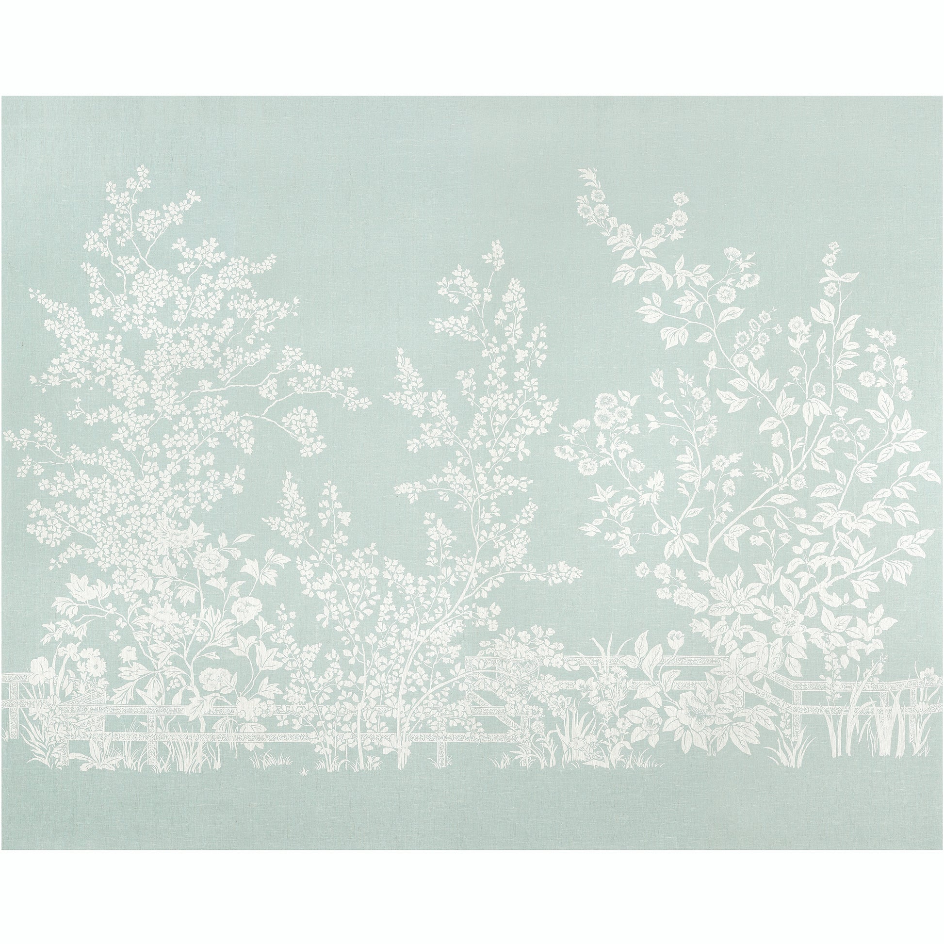 Purchase a sample of Tm10854 Villa Garden Mural by Set, Heritage by Thibaut Wallpaper