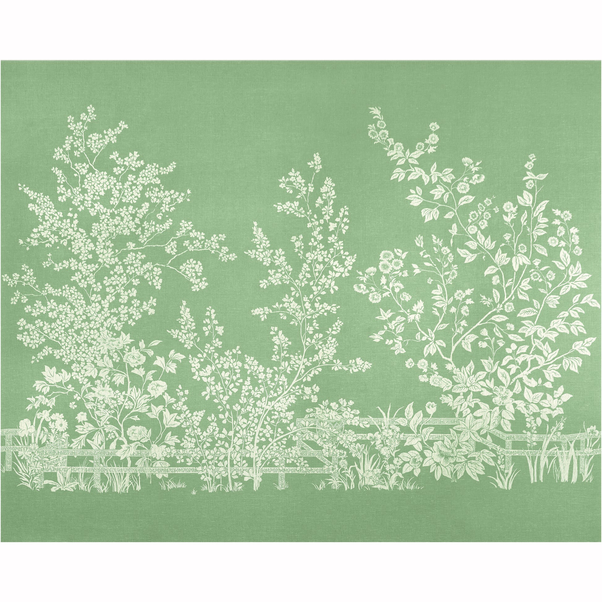 Purchase a sample of Tm10855 Villa Garden Mural by Set, Heritage by Thibaut Wallpaper
