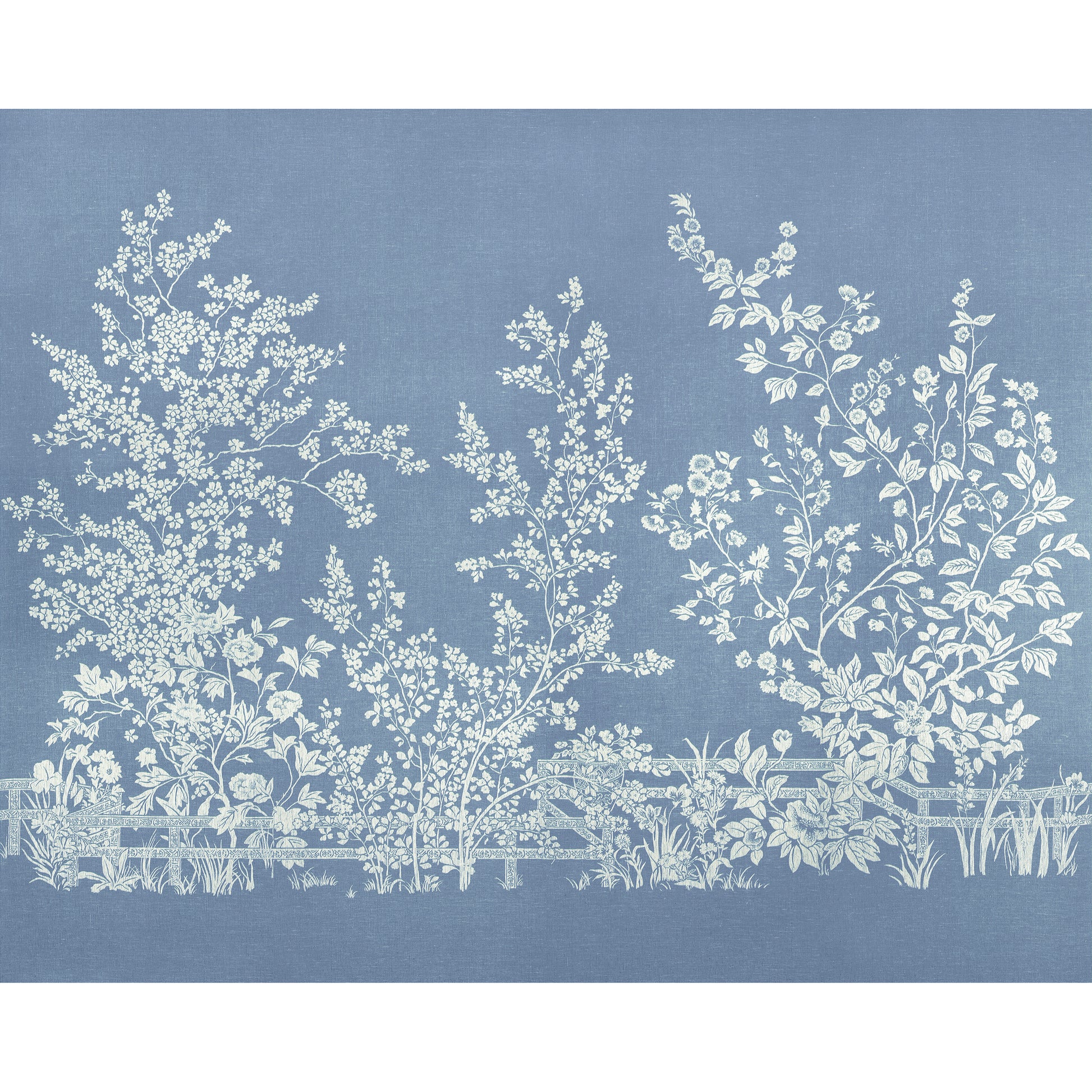 Purchase a sample of Tm10856 Villa Garden Mural by Set, Heritage by Thibaut Wallpaper
