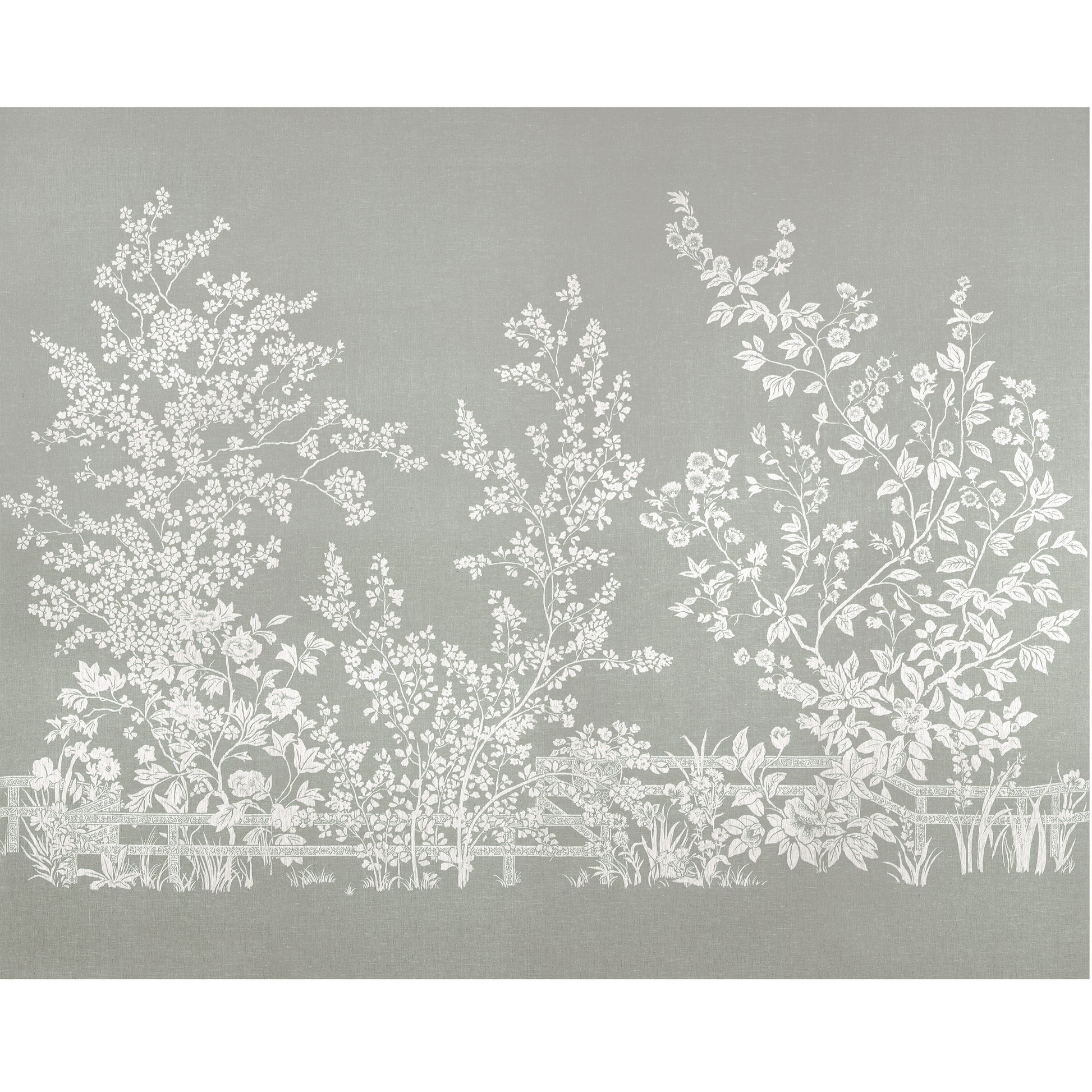 Purchase a sample of Tm10857 Villa Garden Mural by Set, Heritage by Thibaut Wallpaper